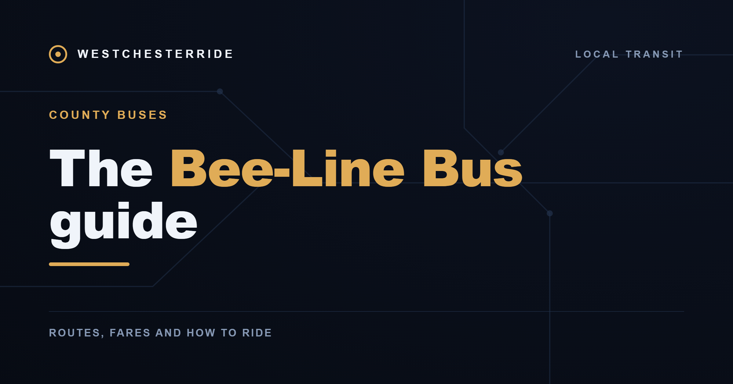 The Bee-Line Bus guide — WestchesterRide