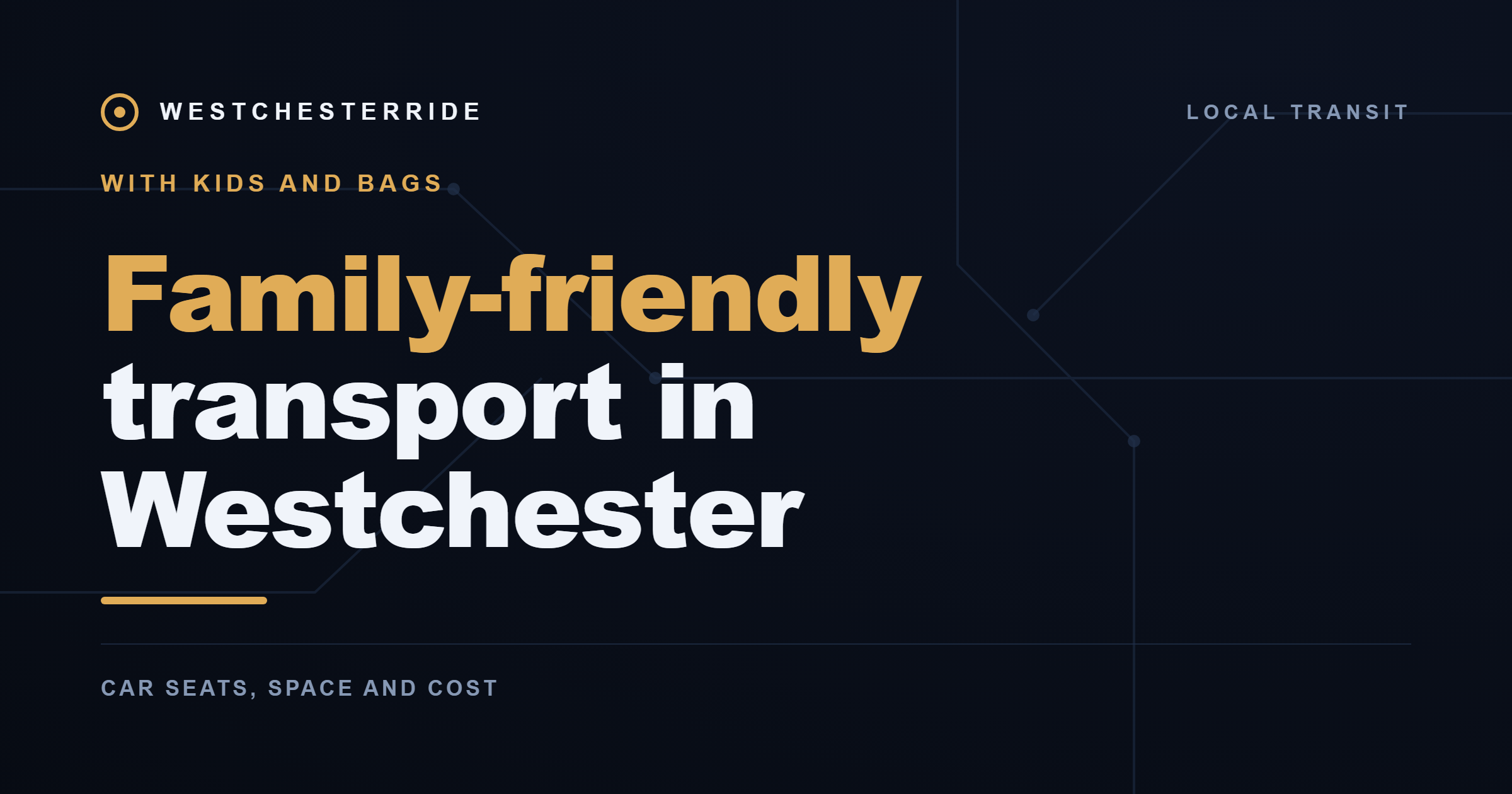 Family-friendly transport in Westchester — WestchesterRide