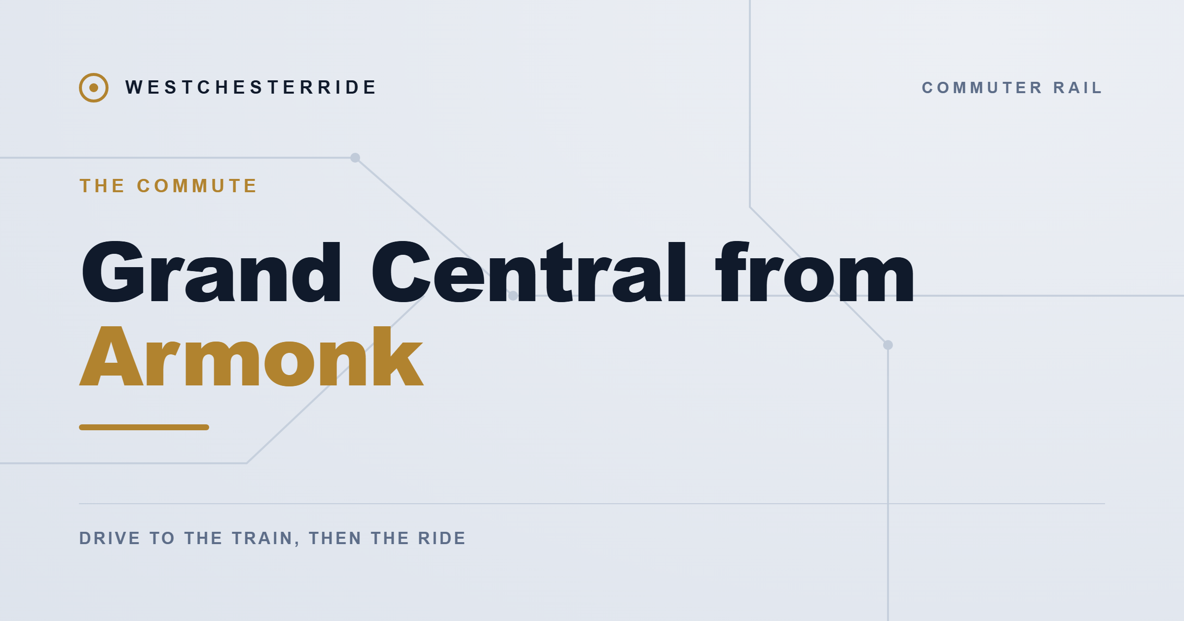 Grand Central from Armonk, WestchesterRide