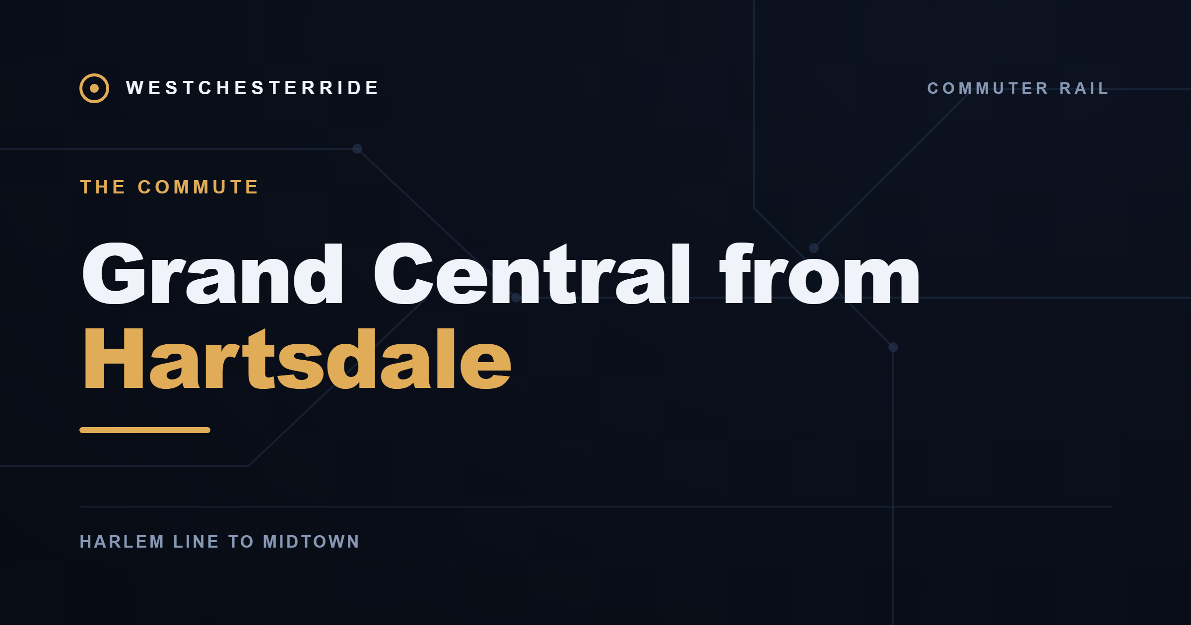 Grand Central from Hartsdale — WestchesterRide