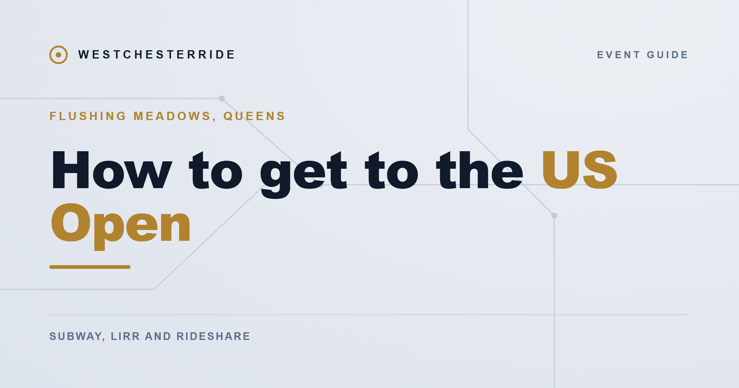 How to get to the US Open, WestchesterRide