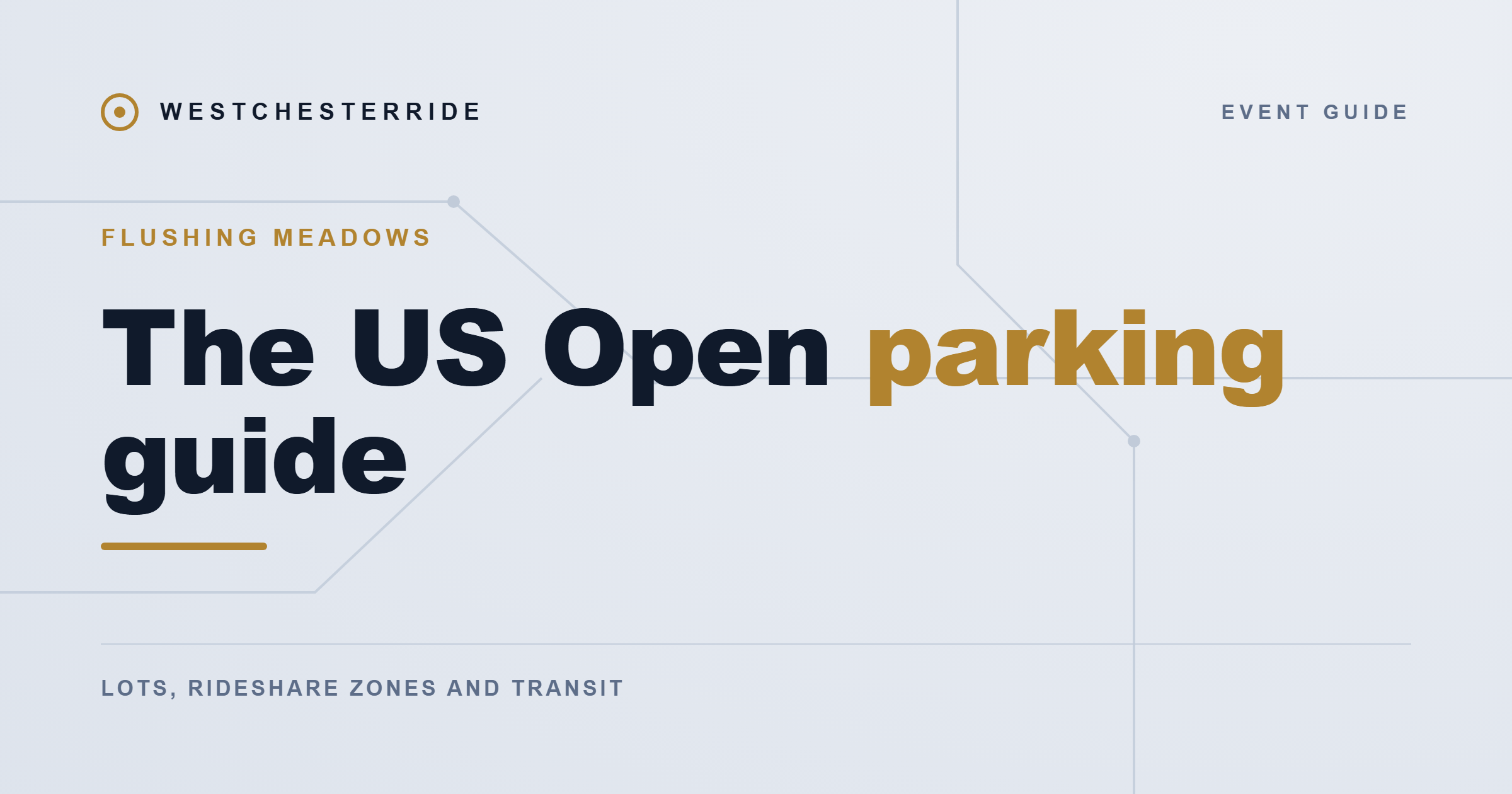 The US Open parking guide, WestchesterRide