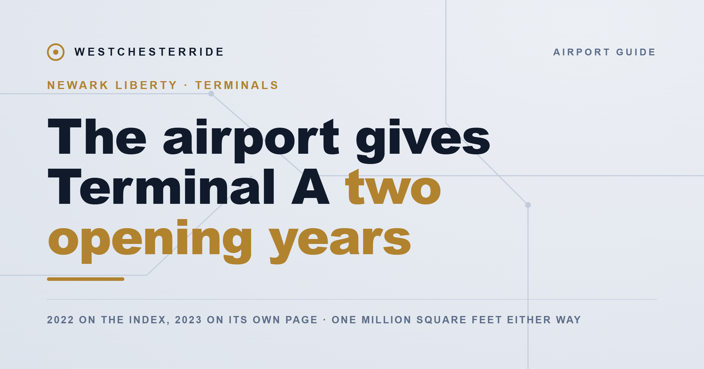 Newark Liberty terminals A B and C | WestchesterRide