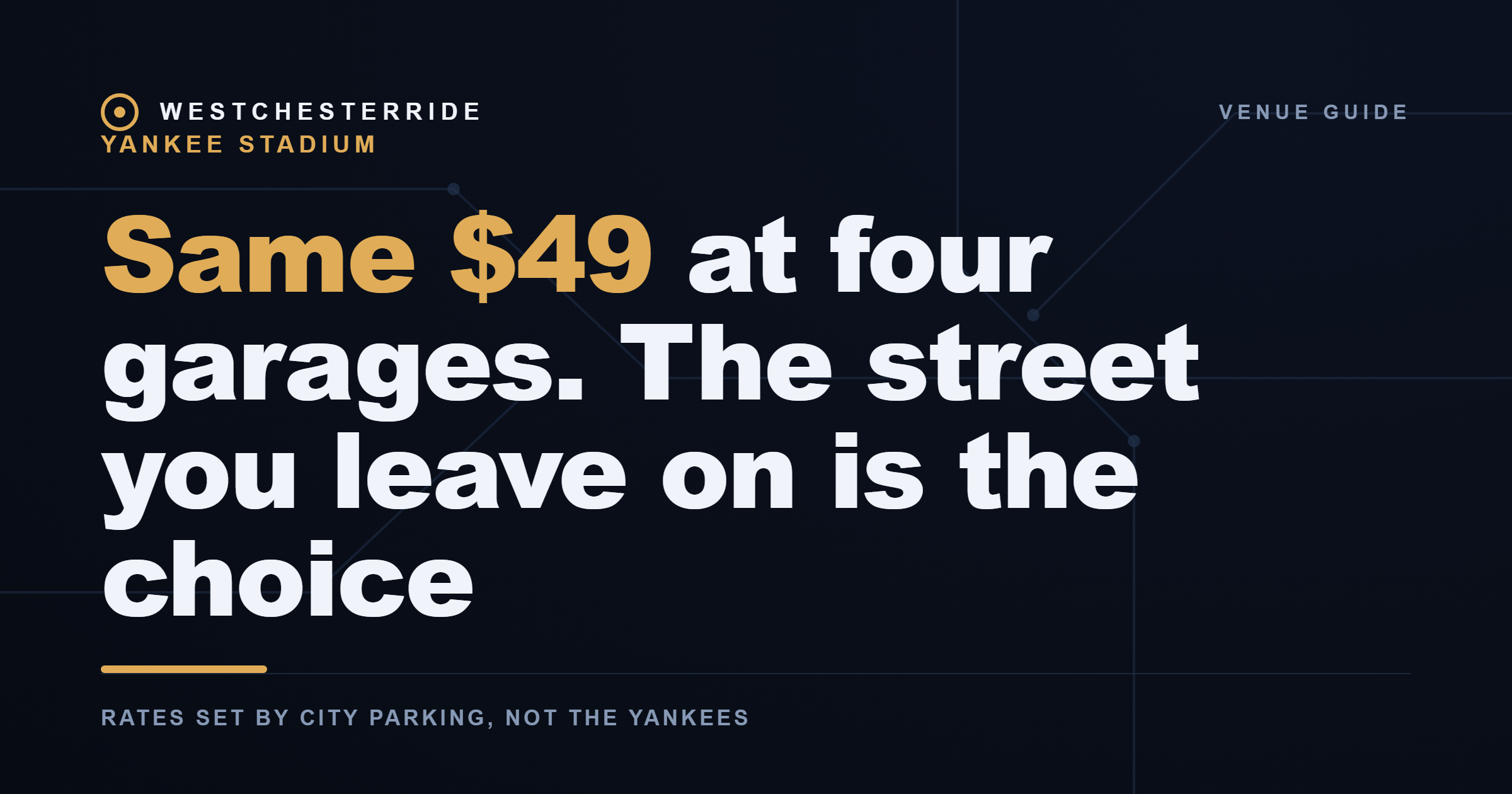 Yankee Stadium parking: same rate, four garages | WestchesterRide